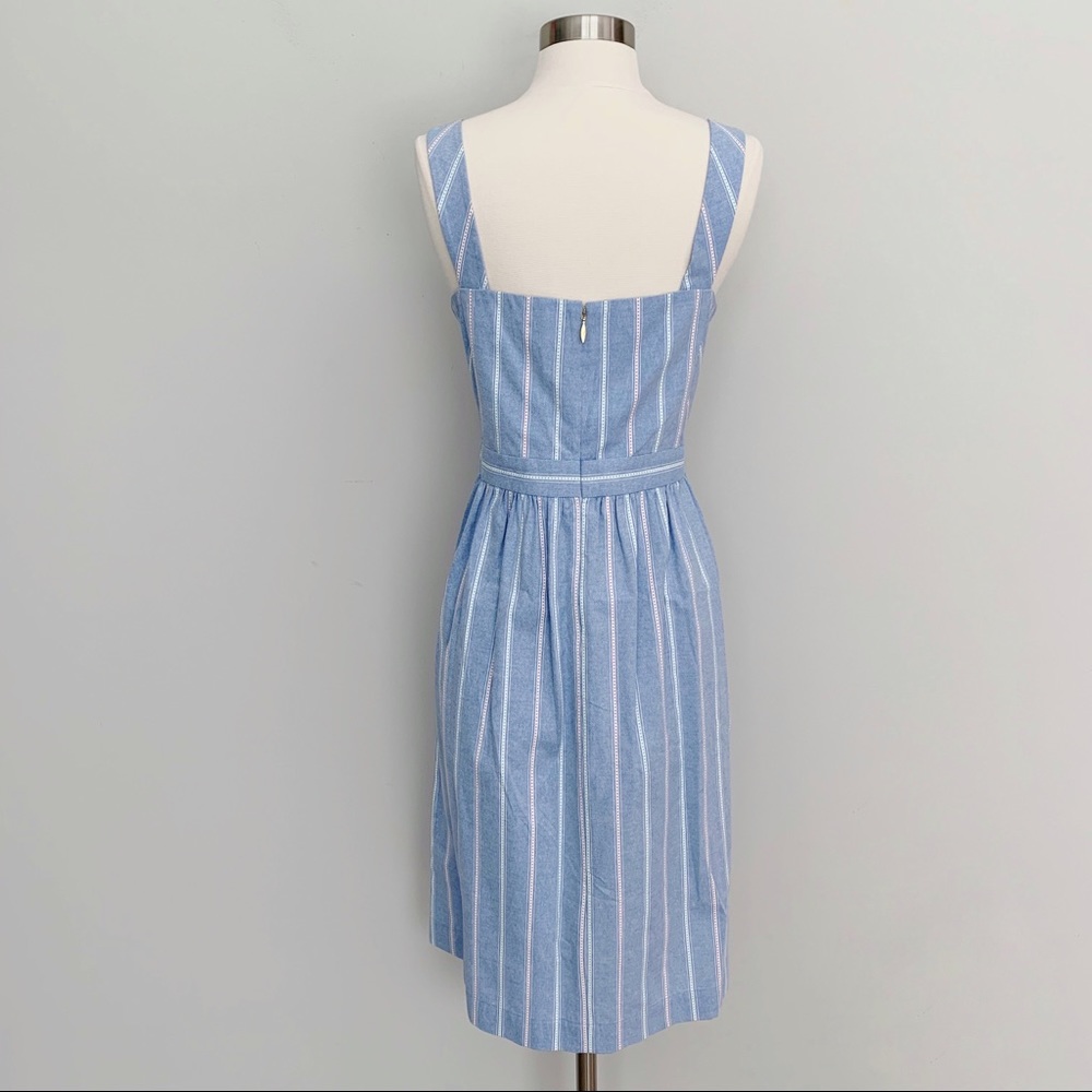 NWT • Draper James Blue Striped Dress - Picture 5 of 10